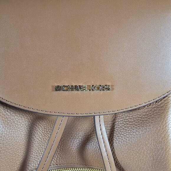 Michael Kors Jet Set Medium Pebbled Leather Backpack NWOT - Picture 5 of 13